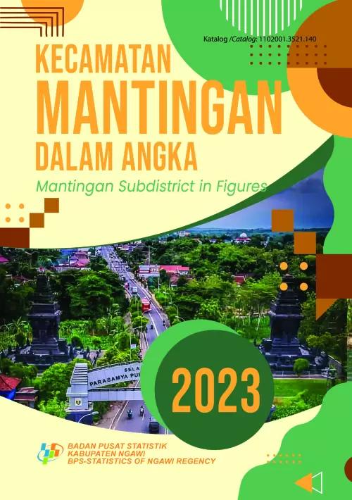 Mantingan Subdistrict in Figures 2023