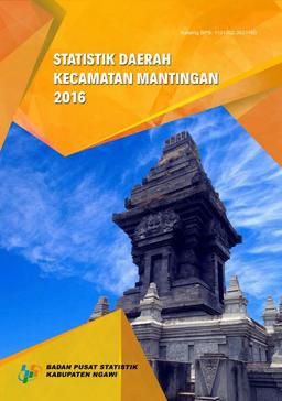 Statistik Daerah Kecamatan Mantingan 2016